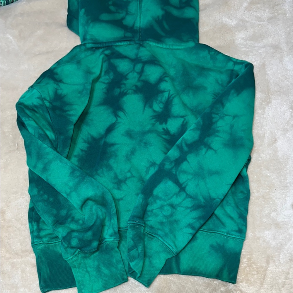 GAP Green Tie-Dye Kids Hoodie - Picture 3 of 3